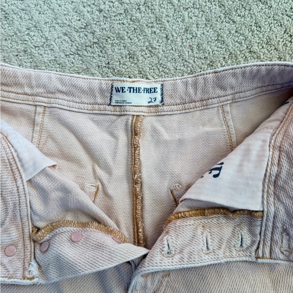 Free People We The Free Pink Osaka Jeans - Picture 6 of 7